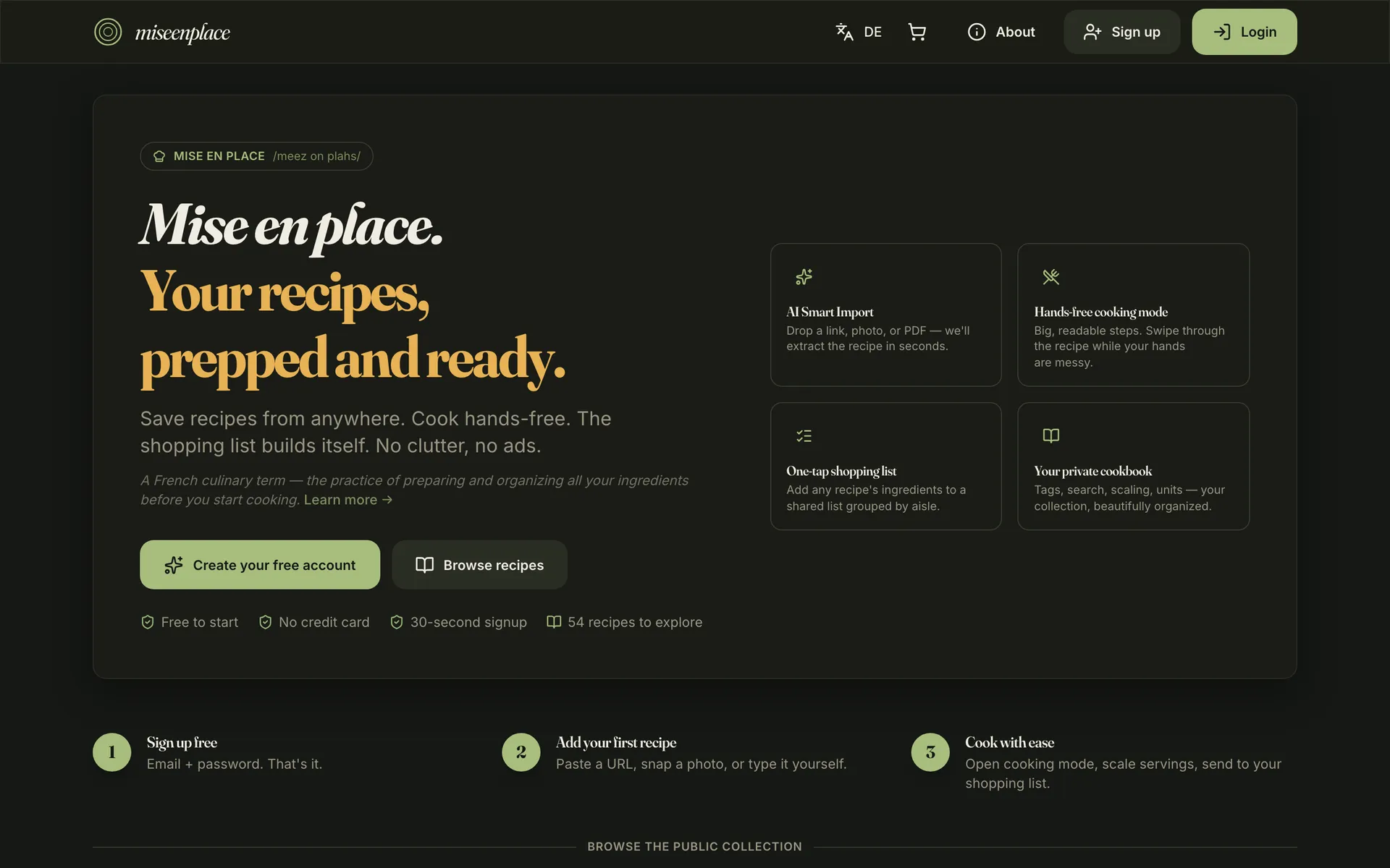 Preview — Mise en Place